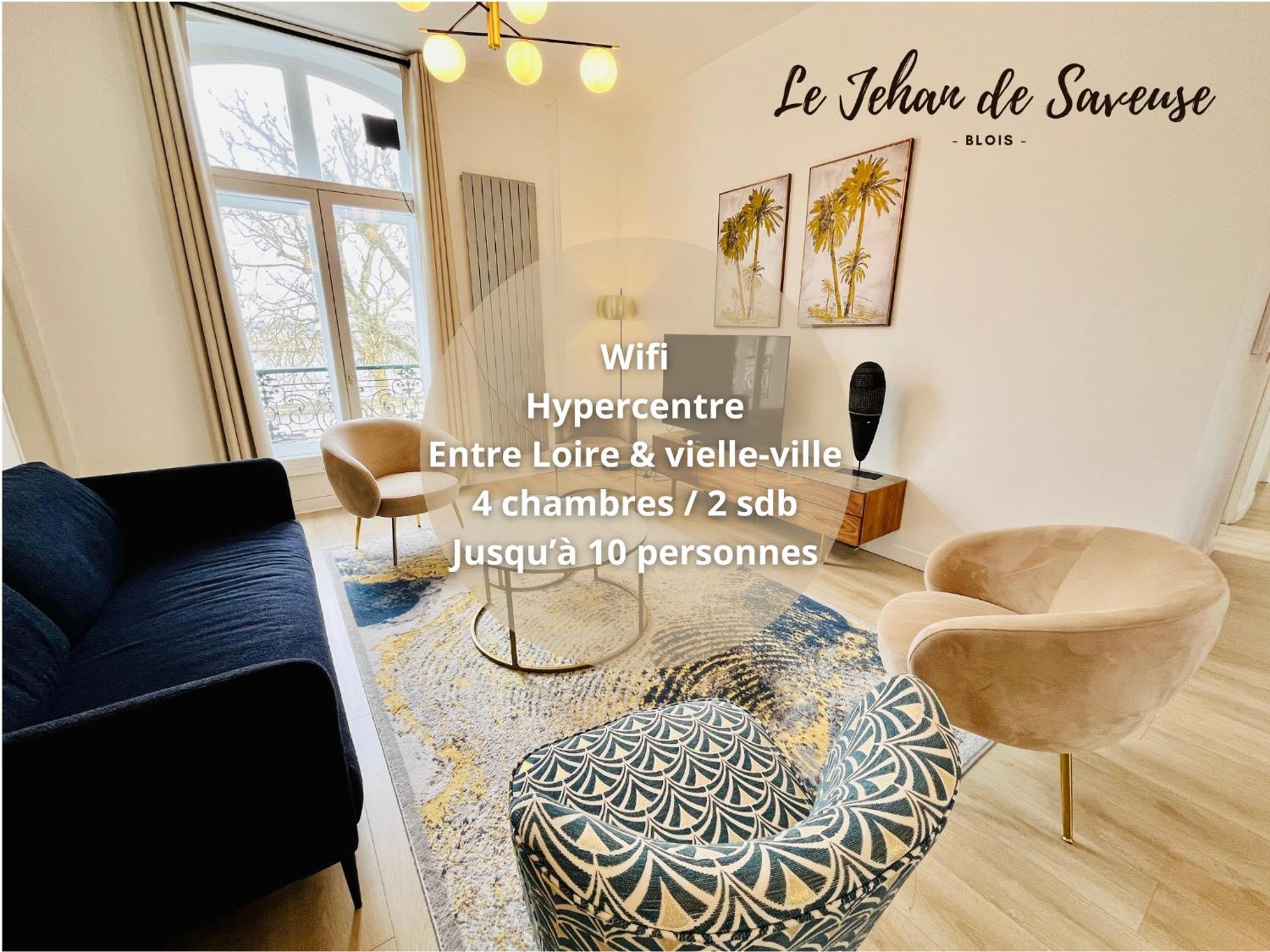 Hypercentre, Quai De Loire, Lumineux, Spacieux, Familial, Le Jehan De Saveuse 布鲁瓦 外观 照片